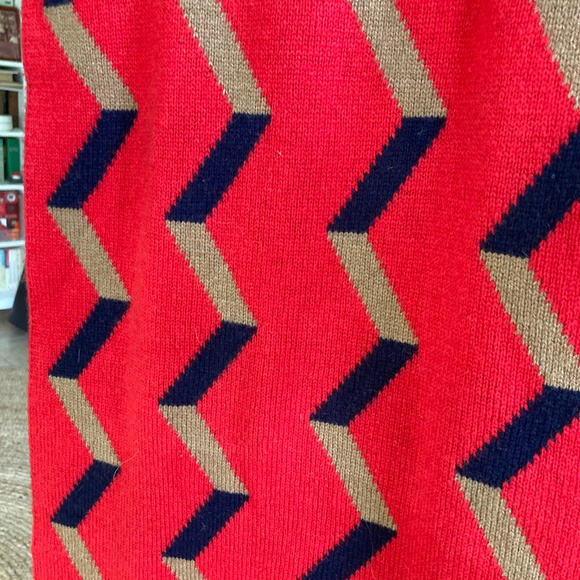 Reversible, Art Deco pattern long scarf/ wrap - Picture 4 of 4